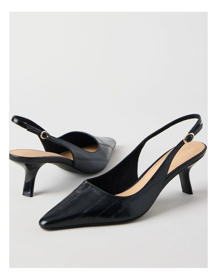 Stephanie Heeled Shoes in Black image 4