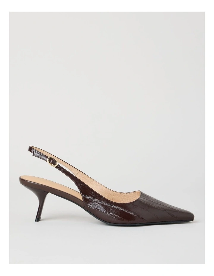 Stephanie Heeled Shoes in Plum image 1