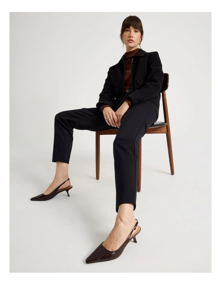 Stephanie Heeled Shoes in Plum image 2