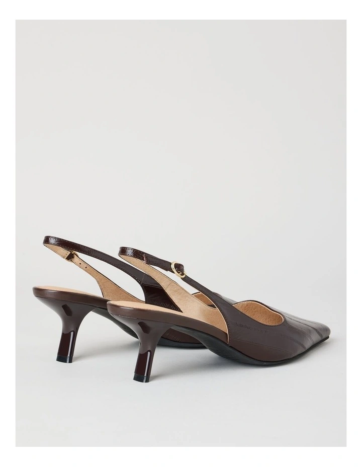 Stephanie Heeled Shoes in Plum image 5