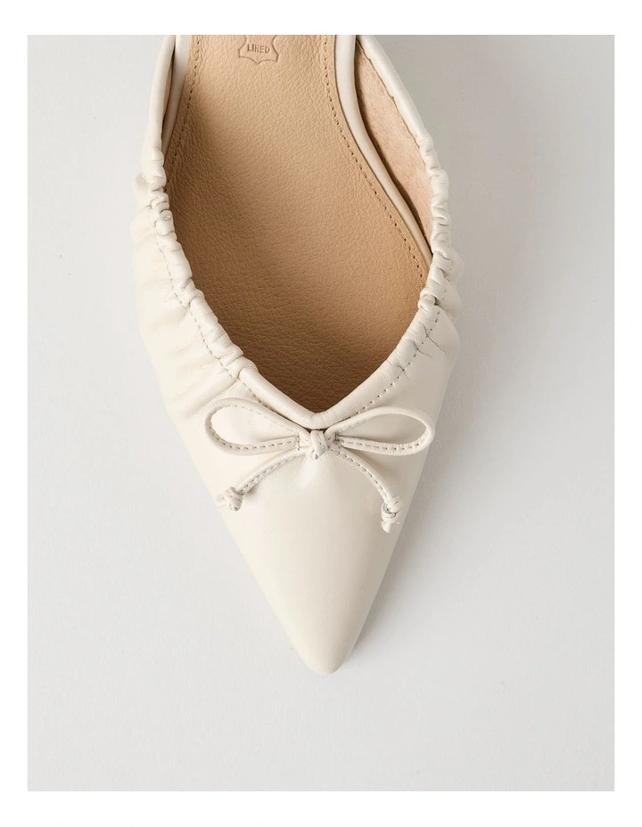Lyndall Heeled Shoes in Bone image 6