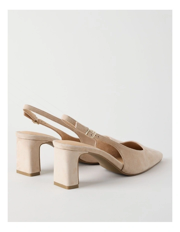 Selmar Heeled Shoes in Sand Suede image 4