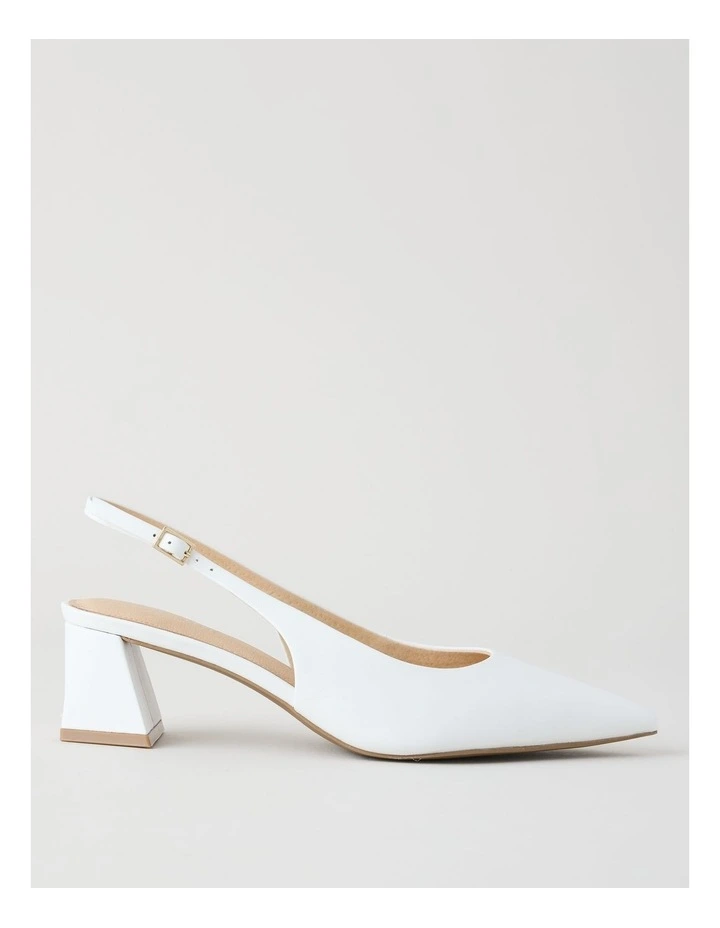Rachael Heeled Shoes in White image 1