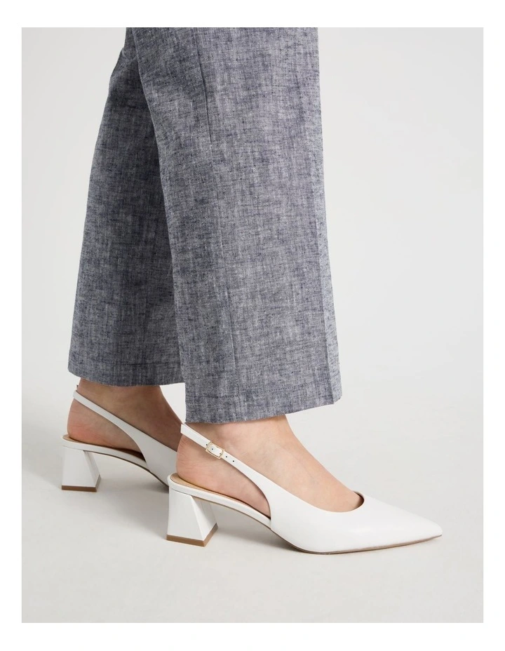 Rachael Heeled Shoes in White image 2