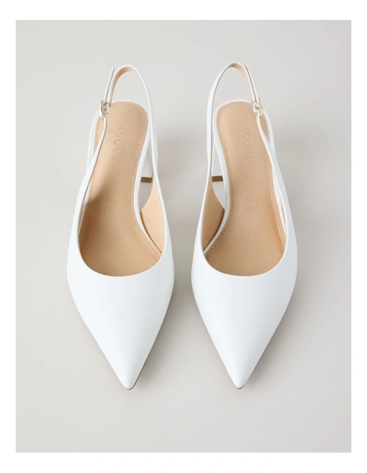 Rachael Heeled Shoes in White image 3