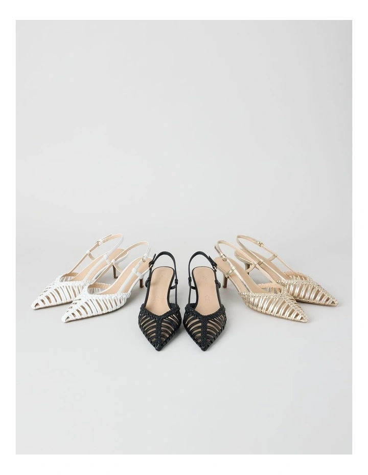 Christine Heeled Shoes in Black image 7