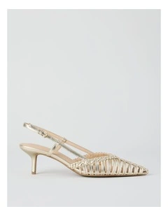 Christine Heeled Shoes in Gold