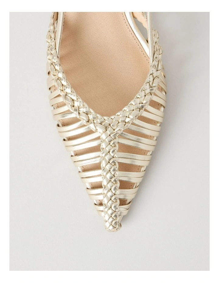 Christine Heeled Shoes in Gold image 6