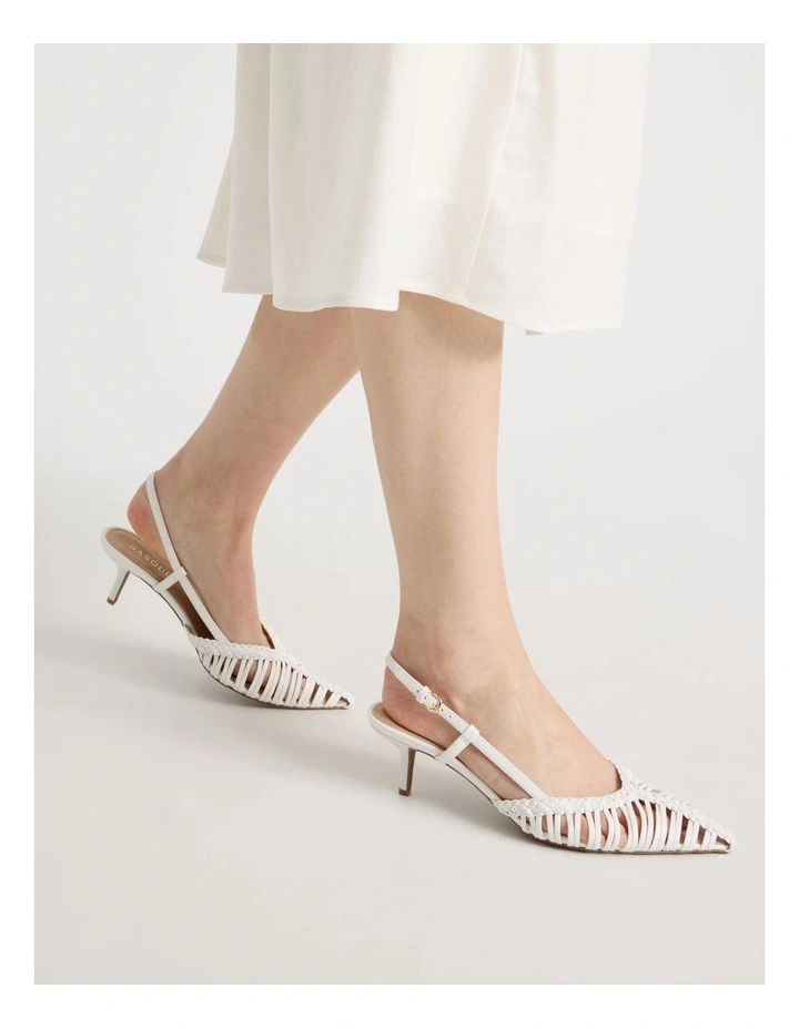 Christine Heeled Shoes in White image 2
