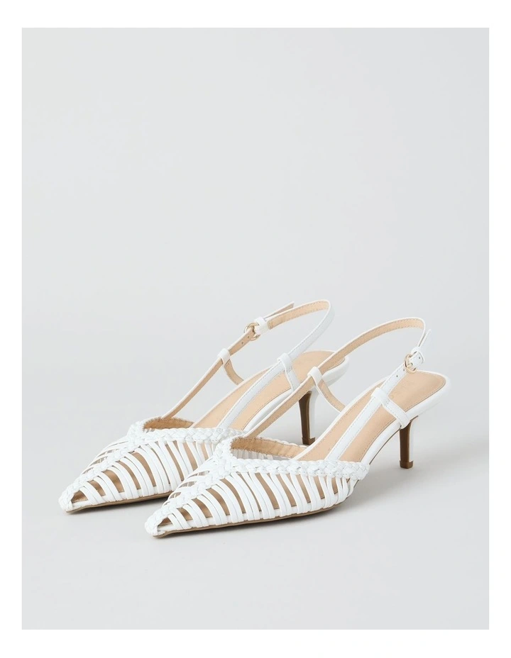 Christine Heeled Shoes in White image 3