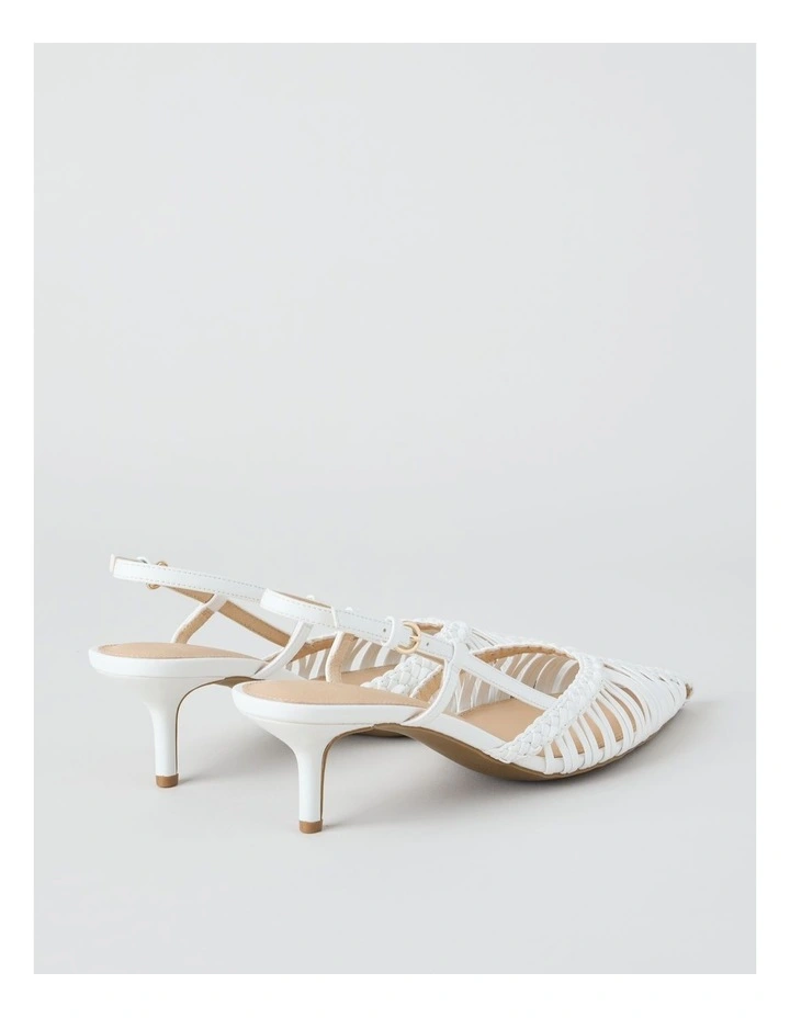 Christine Heeled Shoes in White image 4