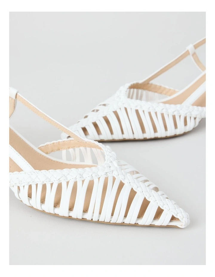 Christine Heeled Shoes in White image 5