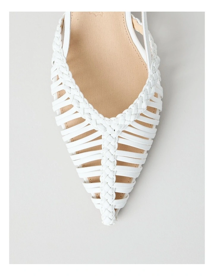 Christine Heeled Shoes in White image 6