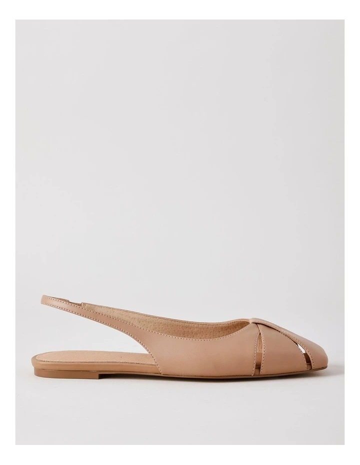 Chrissy Flat Shoes in Latte image 1