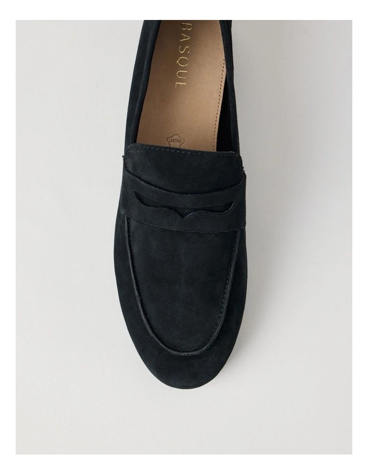 Dove Flat Shoes in Black Suede image 5