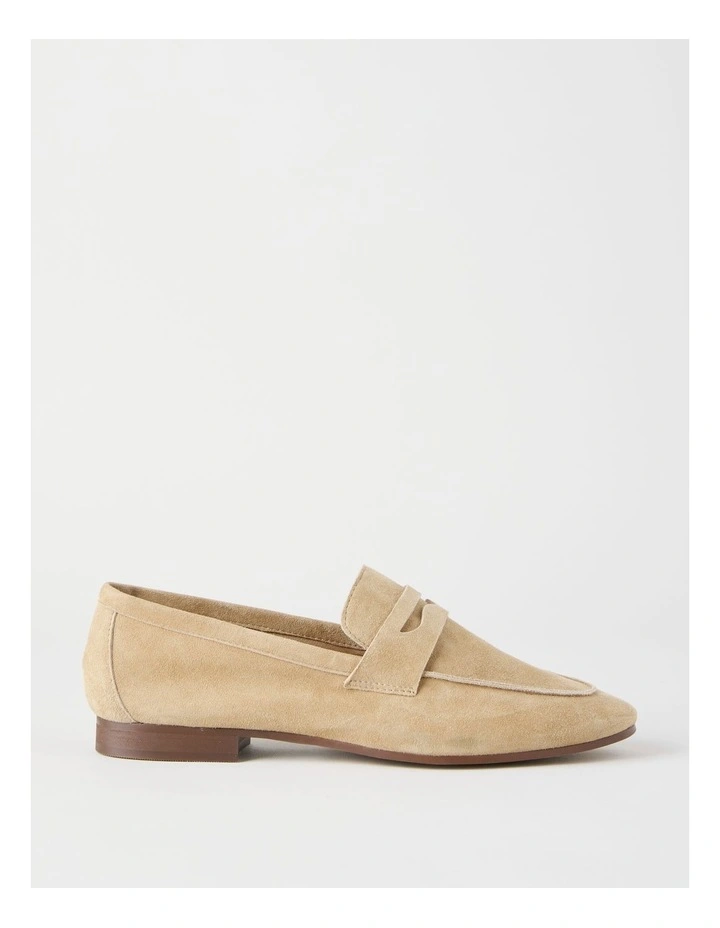 Dove Flat Shoes in Black Suede image 1