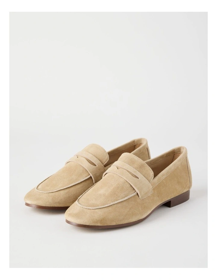 Dove Flat Shoes in Black Suede image 2