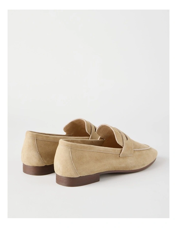 Dove Flat Shoes in Black Suede image 3