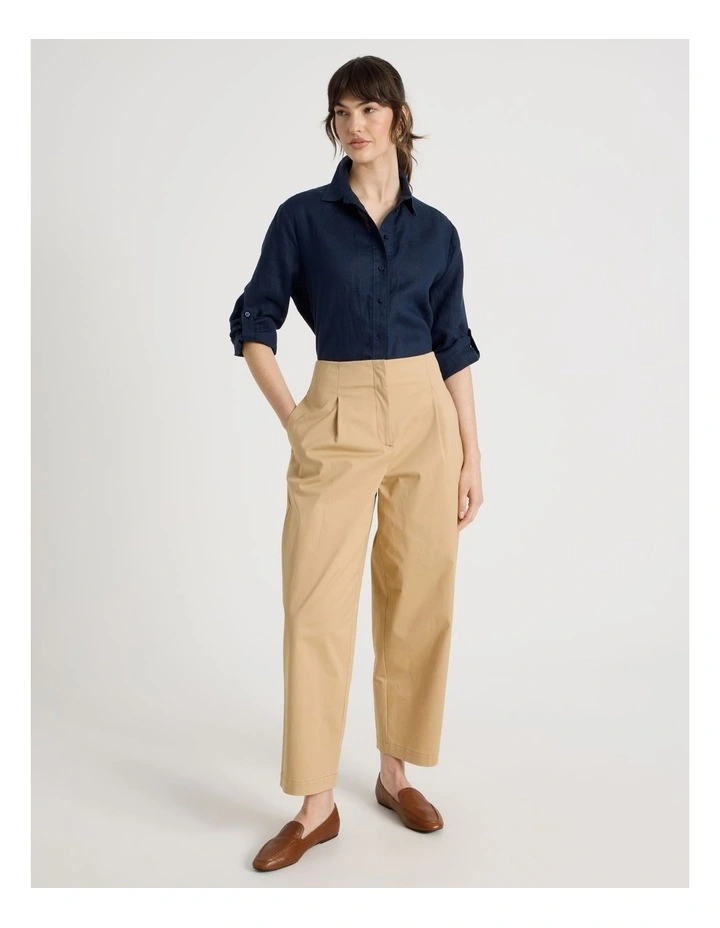 Ada Flat Shoes in Tan image 2