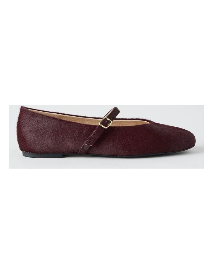 Shay Flat Shoes in Plum image 1