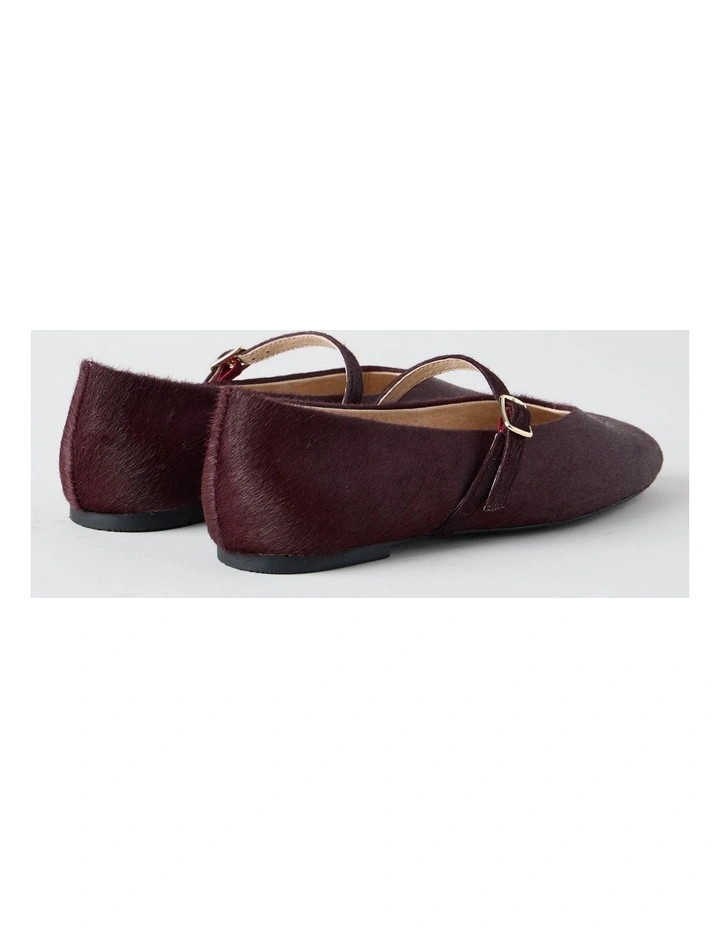 Shay Flat Shoes in Plum image 4