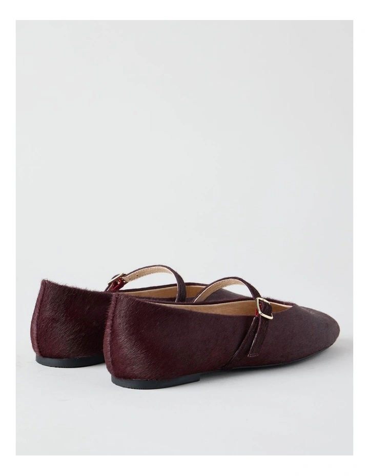 Shay Flat Shoes in Plum image 5