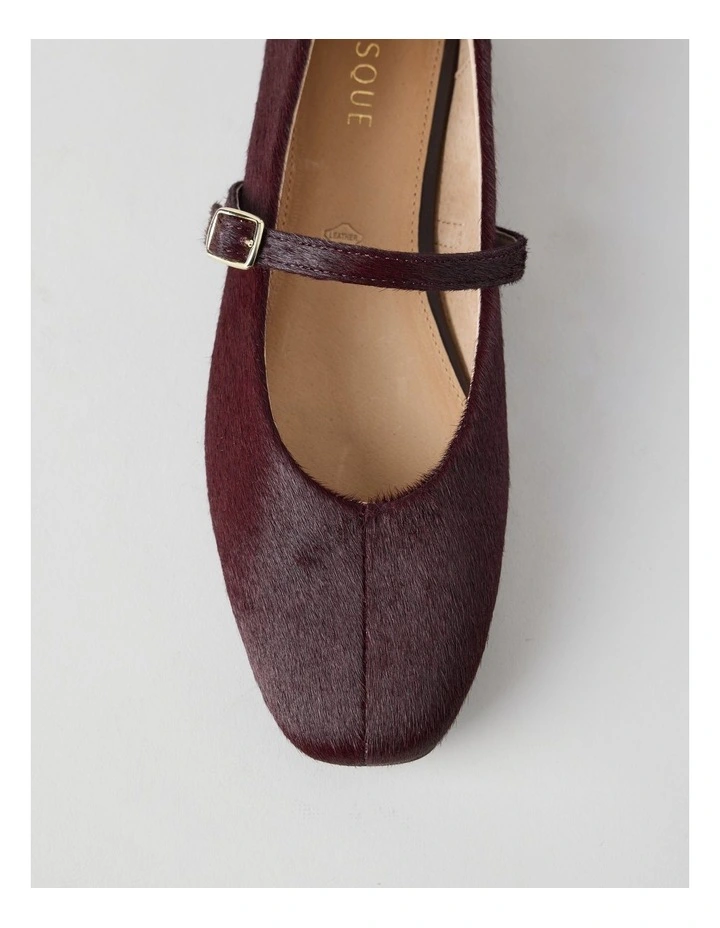 Shay Flat Shoes in Plum image 6