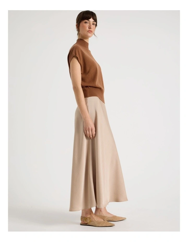 Sophie Flat Shoes in Sand Suede image 2