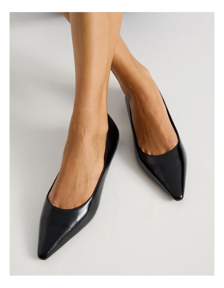 Christina Flat Shoes in Black image 2