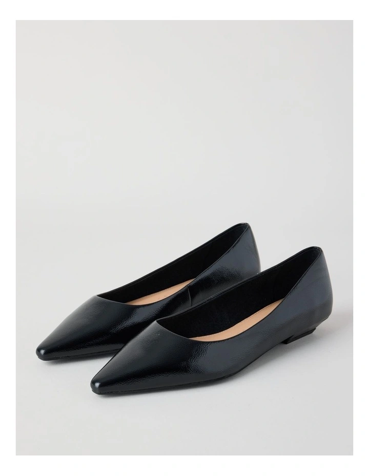 Christina Flat Shoes in Black image 2