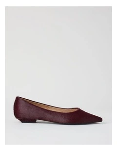 Christina Flat Shoes in Plum