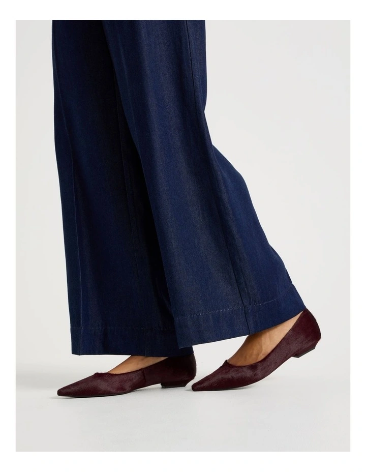 Christina Flat Shoes in Plum image 2