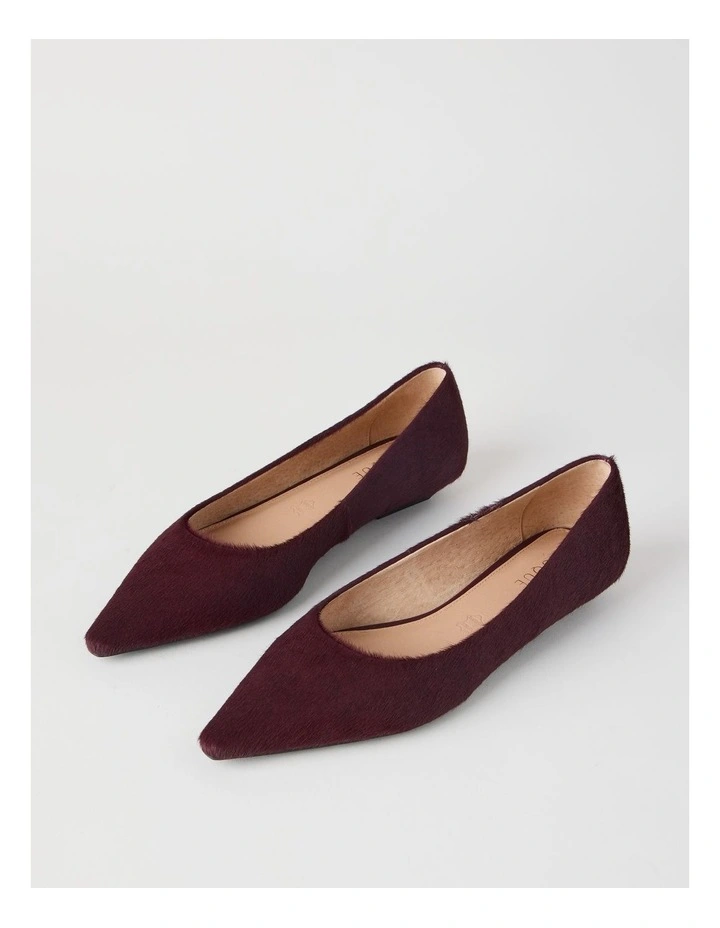 Christina Flat Shoes in Plum image 4