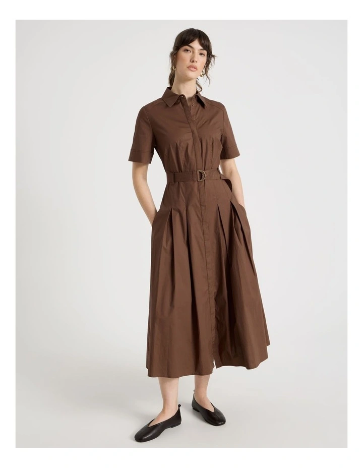 Erin Flat Shoes in Chocolate image 4