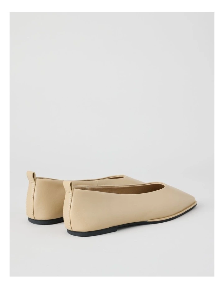 Miranda Flat Shoes in Ecru image 4