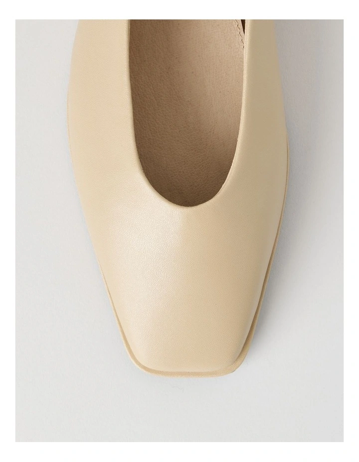 Miranda Flat Shoes in Ecru image 5