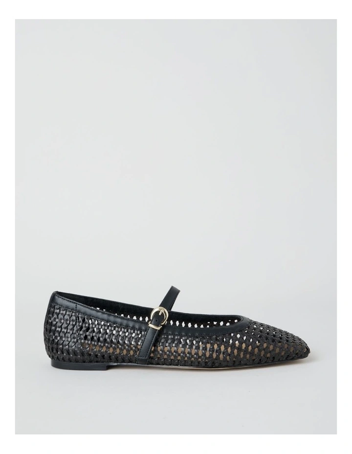 Nicole Flat Shoes in Black image 1