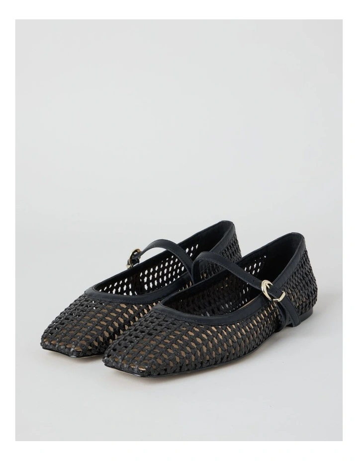 Nicole Flat Shoes in Black image 3