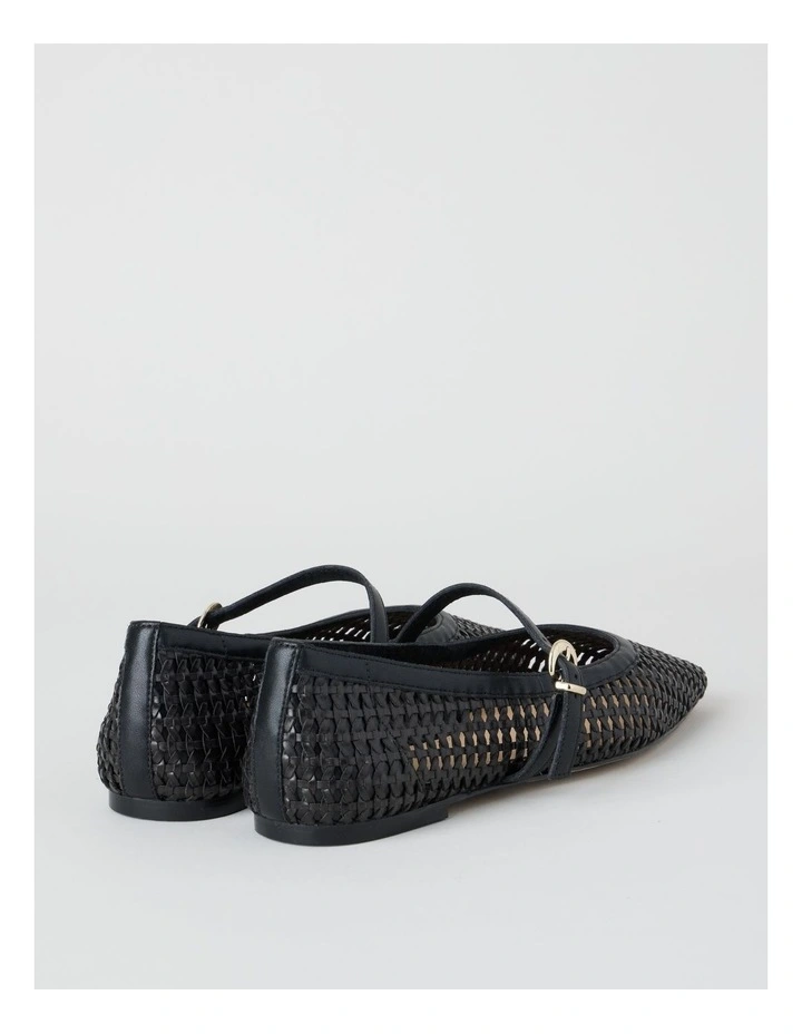 Nicole Flat Shoes in Black image 5