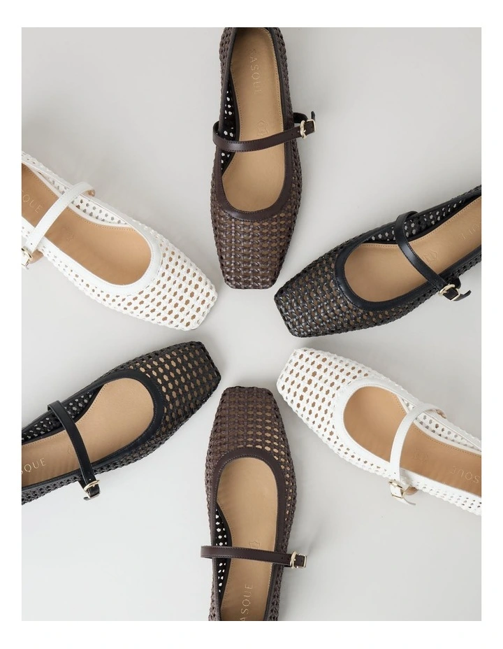 Nicole Flat Shoes in Chocolate image 6