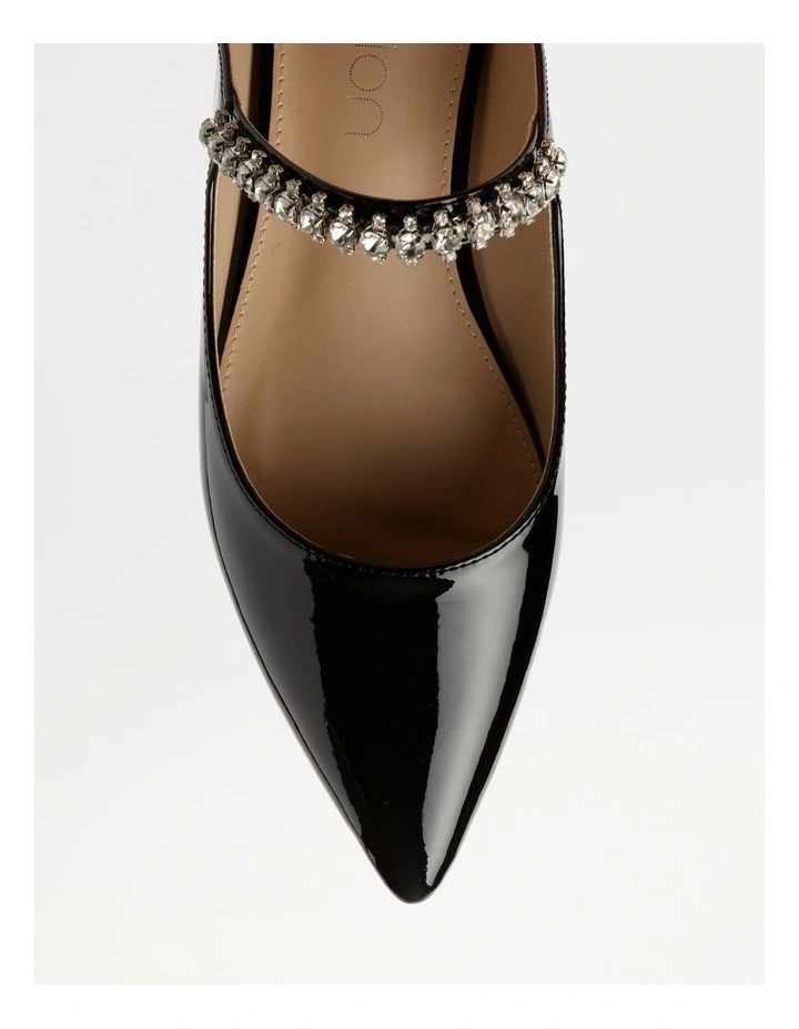 Sofia Flat Shoe in Ivory Black image 6