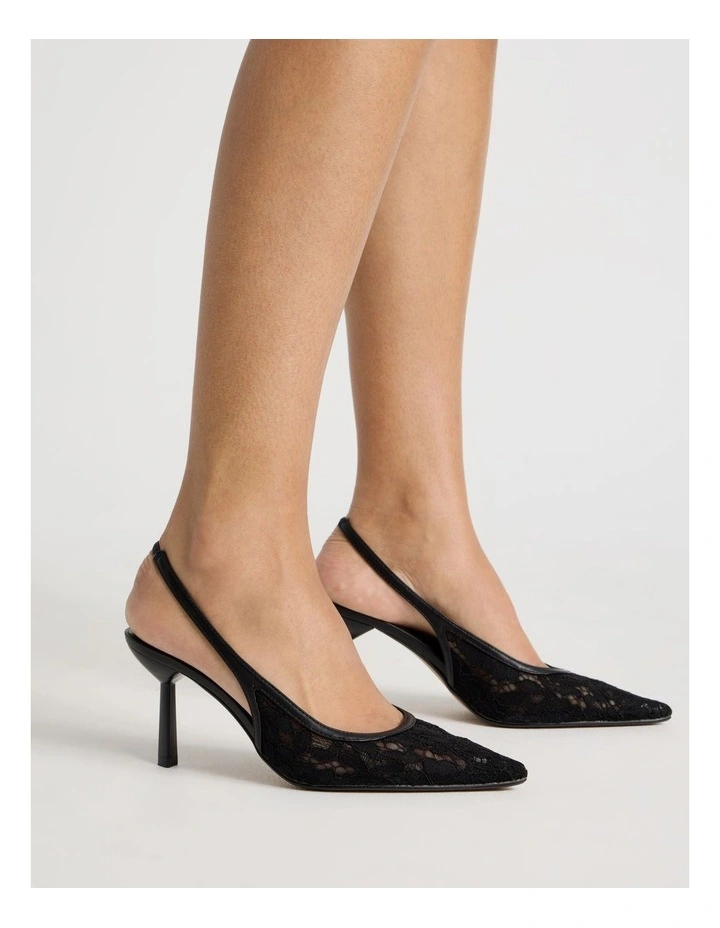 Tiziana Heeled Shoes in Black image 2