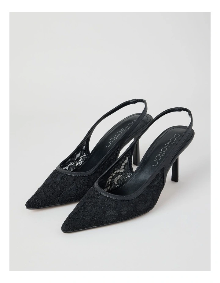 Tiziana Heeled Shoes in Black image 3