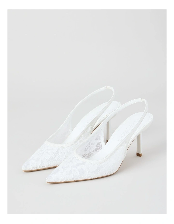 Tiziana Heeled Shoes in White image 3