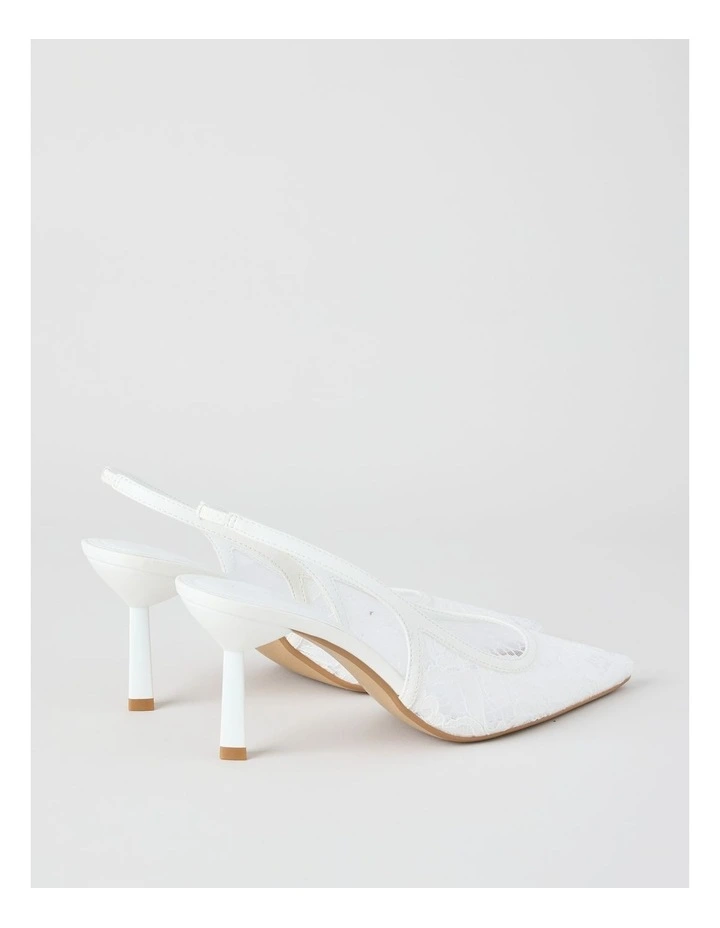 Tiziana Heeled Shoes in White image 4