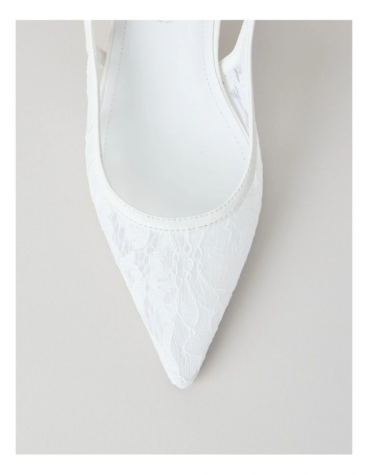 Tiziana Heeled Shoes in White image 6