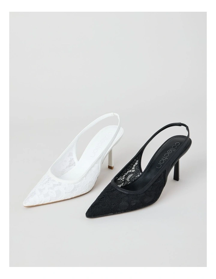 Tiziana Heeled Shoes in White image 7