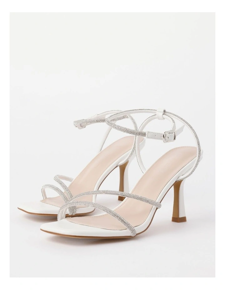 Carrie Sandal in White image 3