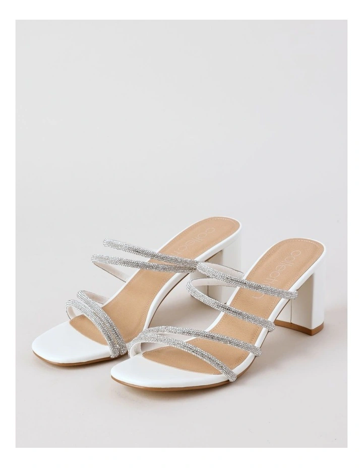 Serenity Sandal in White image 3