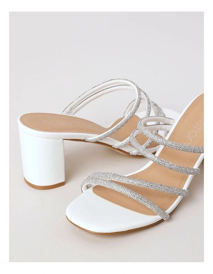 Serenity Sandal in White image 4